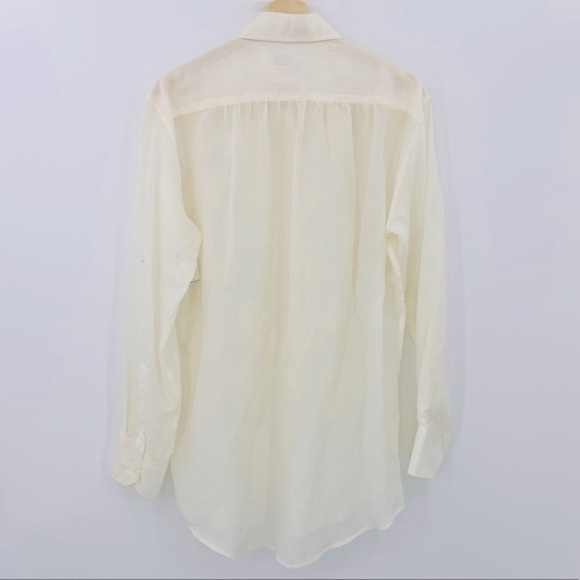 ETRO Hailey Voile Tonal Embroidered Silk Blend Button Front - Picture 2 of 8